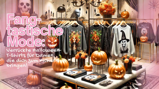 Fang-tastische Mode: Verrückte Halloween-T-Shirts für Damen, die dich zum Kichern bringen! 🎃👚