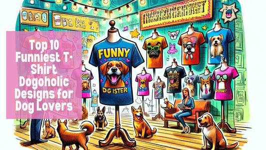 Top 10 Funniest T-Shirt Dogoholic Designs for Dog Lovers