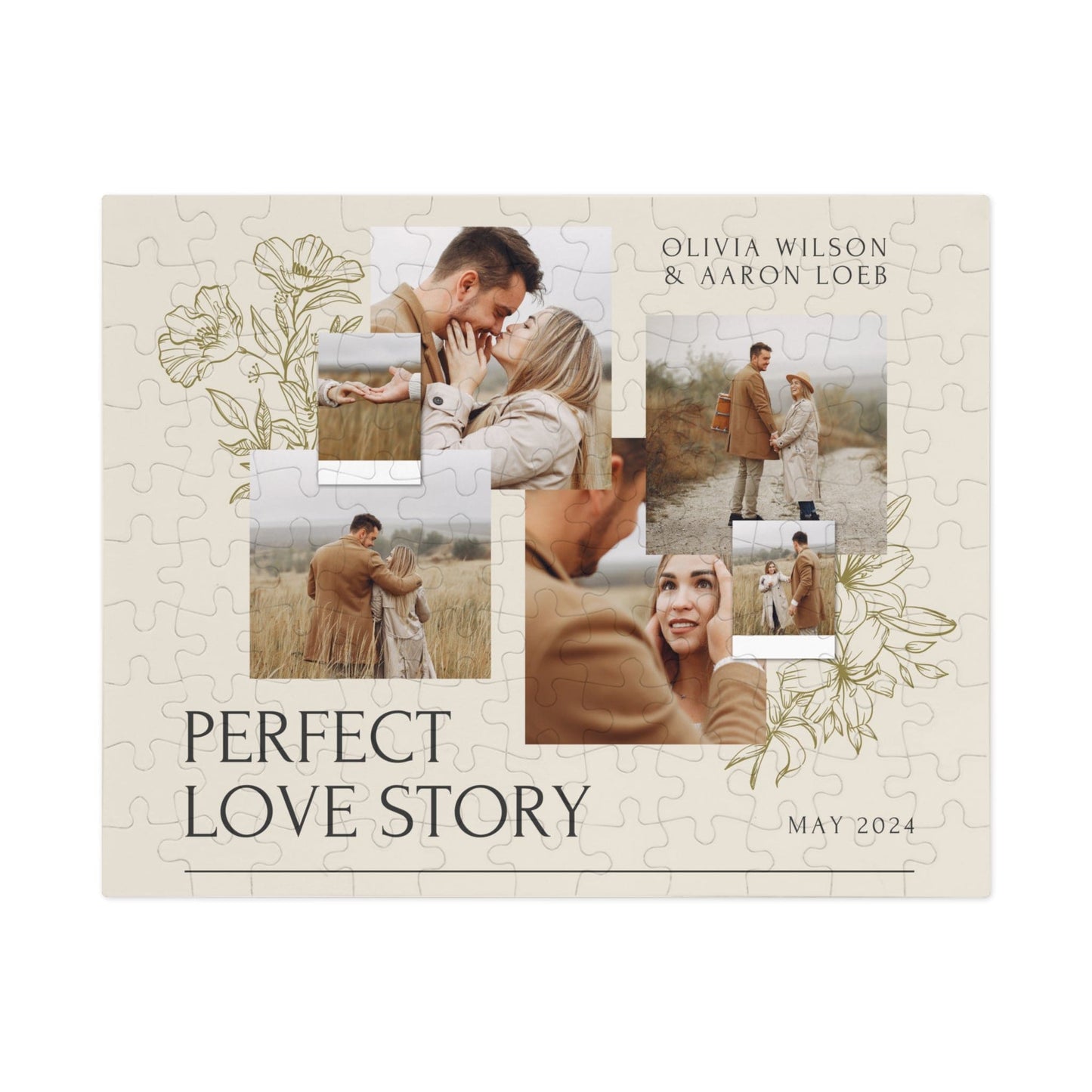 Personalized Jigsaw Puzzle Gift for Boyfriend from Photo - 1000/500/252/110 Pieces - Creative DIY Valentine's Day Gifts for Him