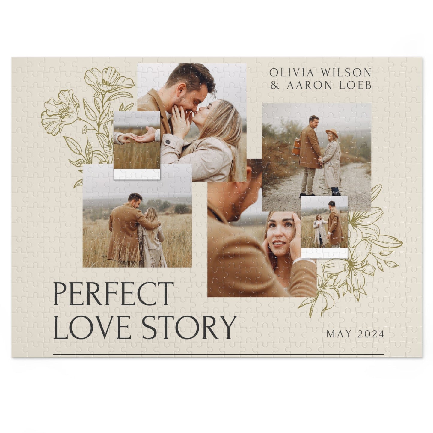 Personalized Jigsaw Puzzle Gift for Boyfriend from Photo - 1000/500/252/110 Pieces - Creative DIY Valentine's Day Gifts for Him