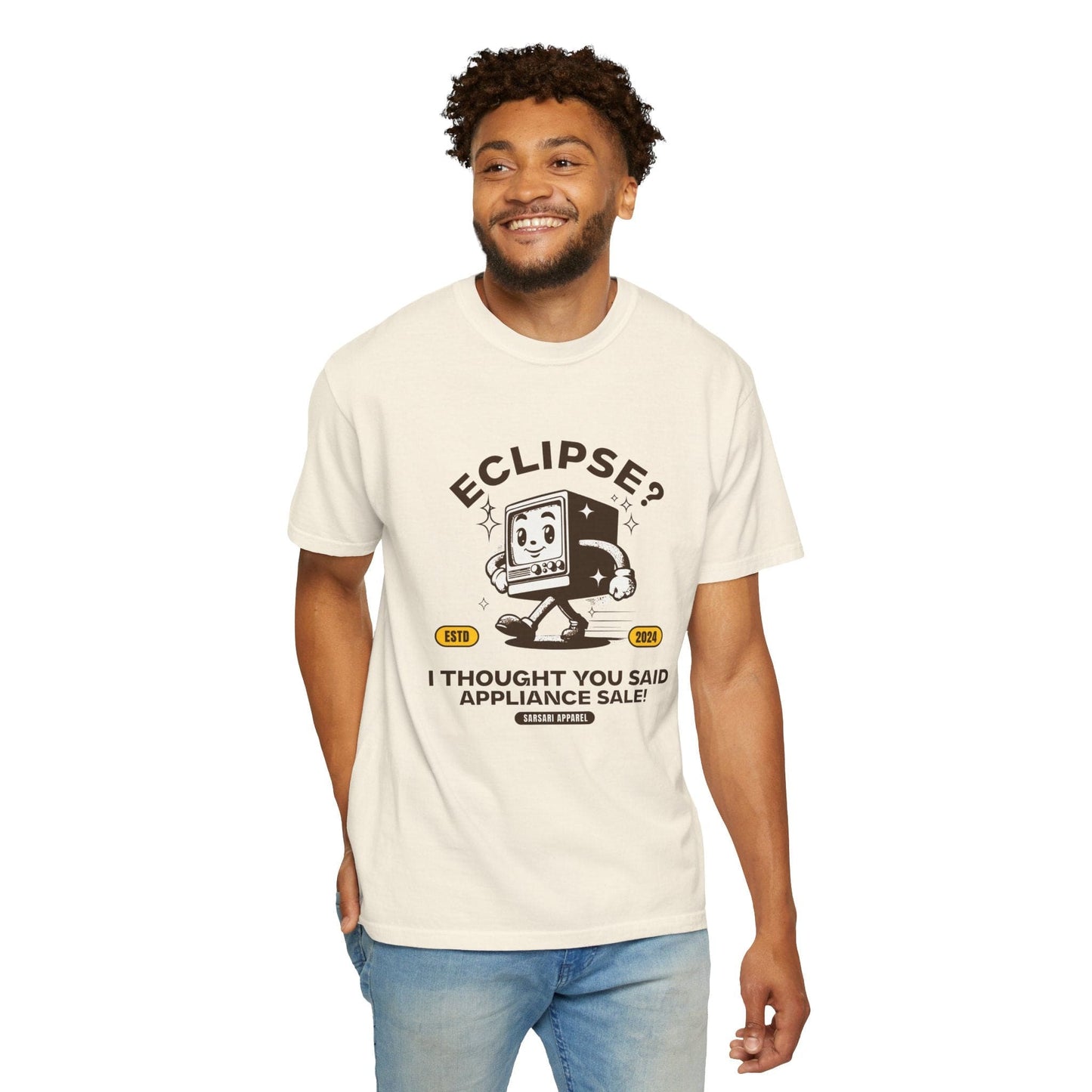 Comfort Colors Sarcastic Unisex Eclipse? or Appliance Sale Total Solar 2024 Tee Shirt S-4XL - White/Ivory