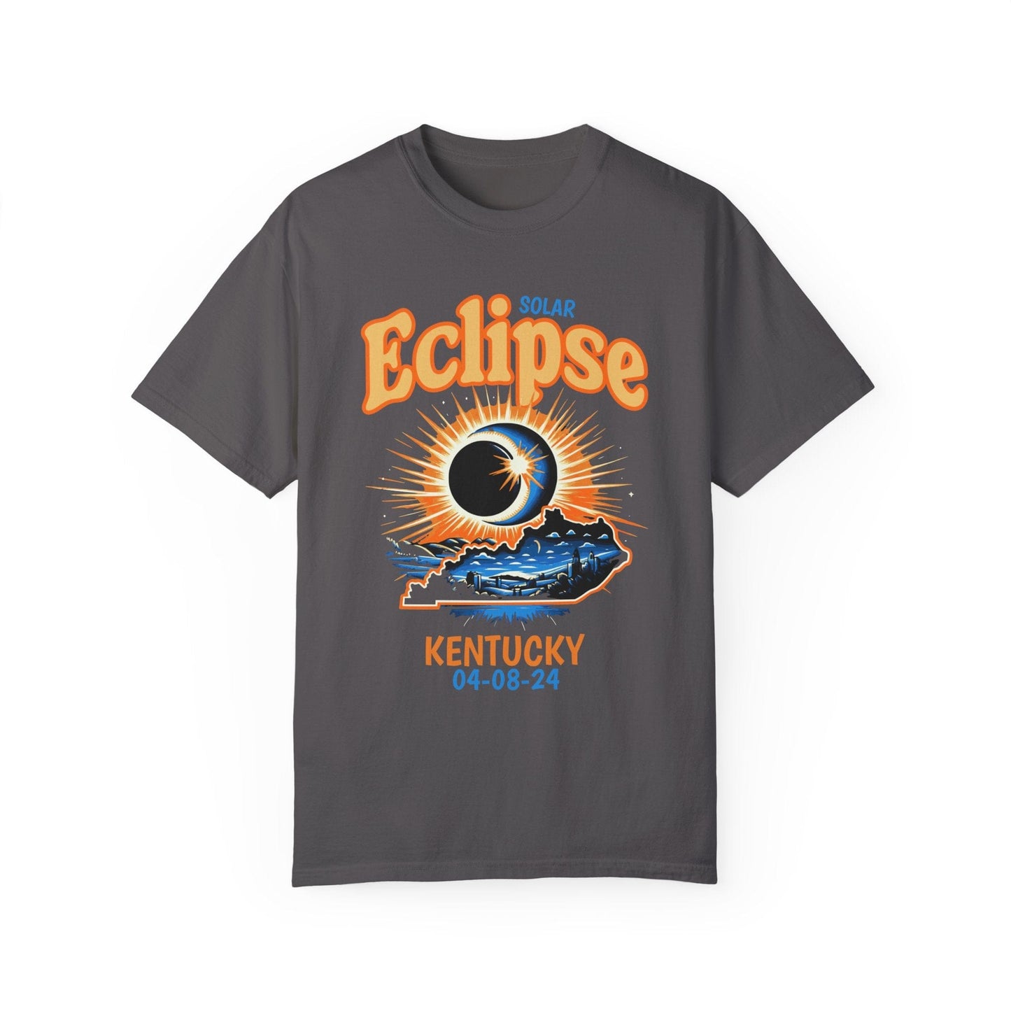 Solar Eclipse 2024 Kentucky USA Unisex Shirt - Black/Graphite, August 2024 Shirt, Gift for Eclipse Lover