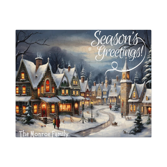 1000 Piece Custom Name Jigsaw Puzzle Gift: Vintage Oil Painting | Custom Text with Sizes (110-1000 Pieces) | Most Difficult Puzzle