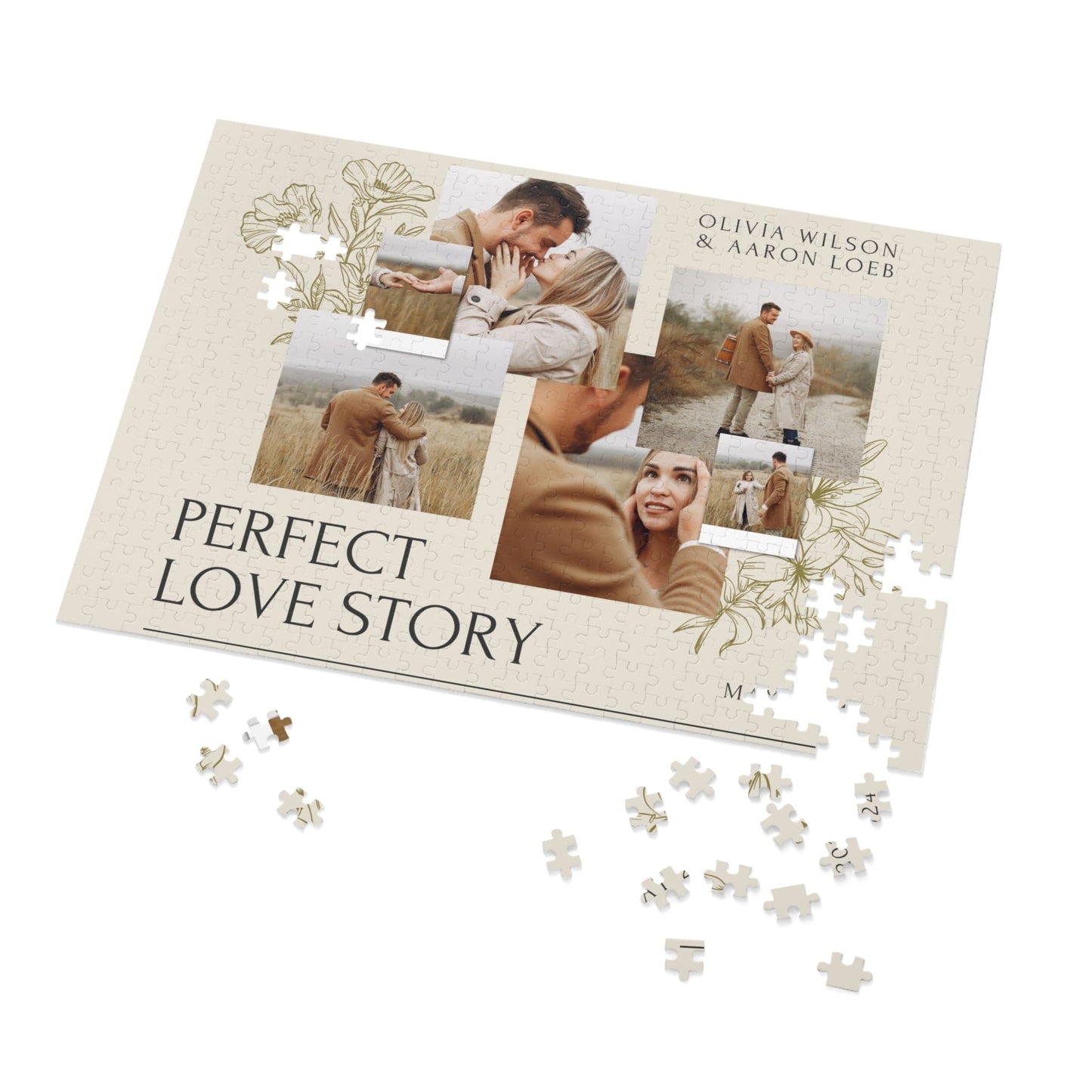 Personalized Jigsaw Puzzle Gift for Boyfriend from Photo - 1000/500/252/110 Pieces - Creative DIY Valentine's Day Gifts for Him