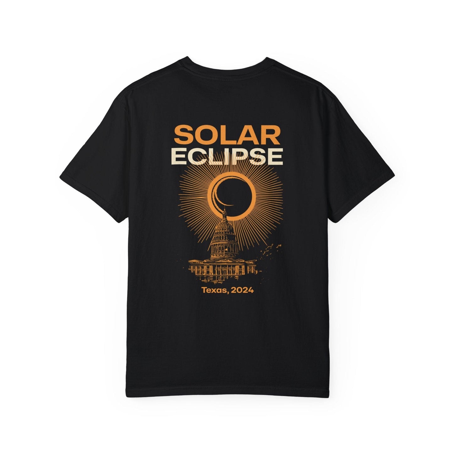 Texas Total Solar Eclipse 4.08.24 USA Shirt Adult S-4XL - Black/Graphite, Path of Totality Shirt, Astronomy Lovers T-shirt