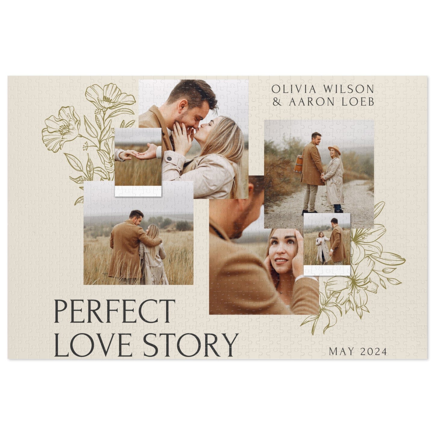 Personalized Jigsaw Puzzle Gift for Boyfriend from Photo - 1000/500/252/110 Pieces - Creative DIY Valentine's Day Gifts for Him