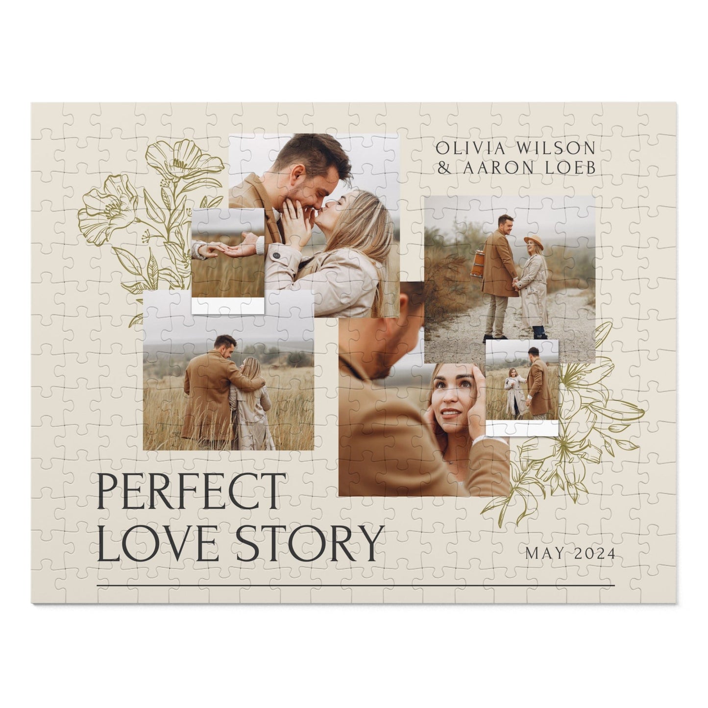 Personalized Jigsaw Puzzle Gift for Boyfriend from Photo - 1000/500/252/110 Pieces - Creative DIY Valentine's Day Gifts for Him