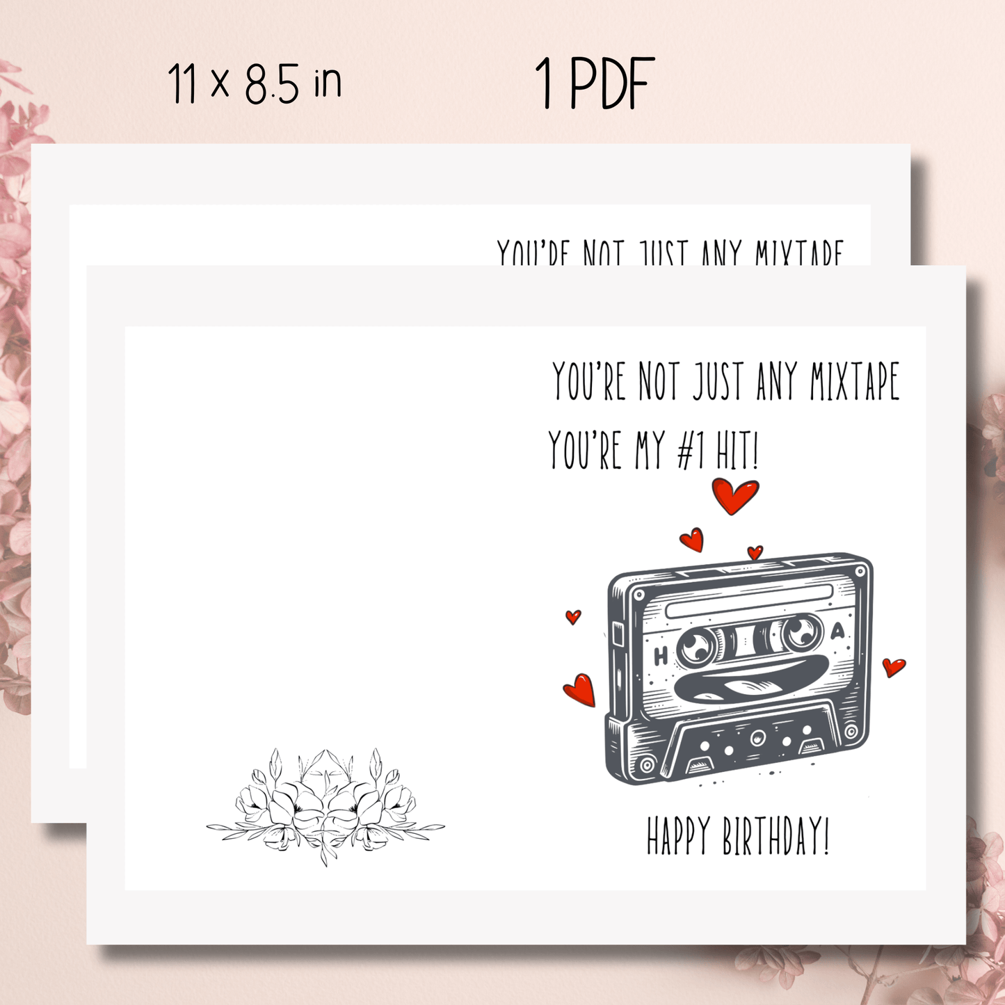 Funny Classic MixTape Printable Download Pdf page