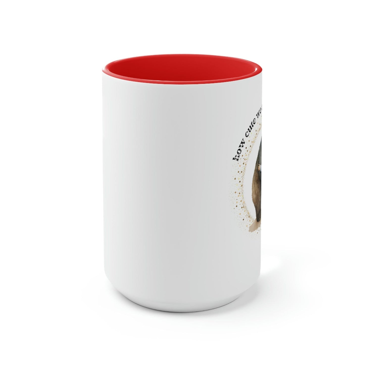 Adorable Boy Bear Two-Tone Love Coffee Mug - Perfect for Kids