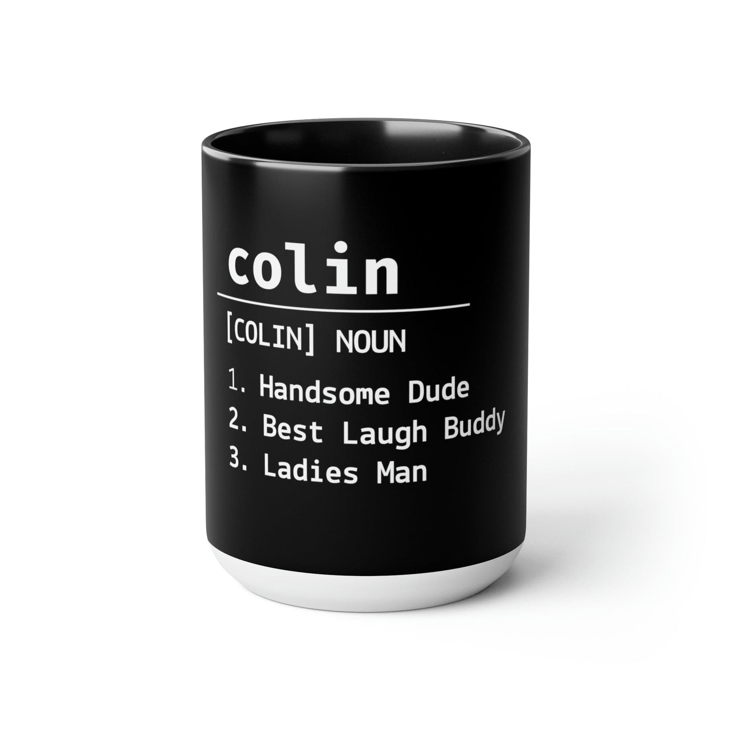 Personalised Name Engraved 2023: Create a Lasting Memory Mug for Mum and Dad 15 oz Two-Tone Coffee Mugs