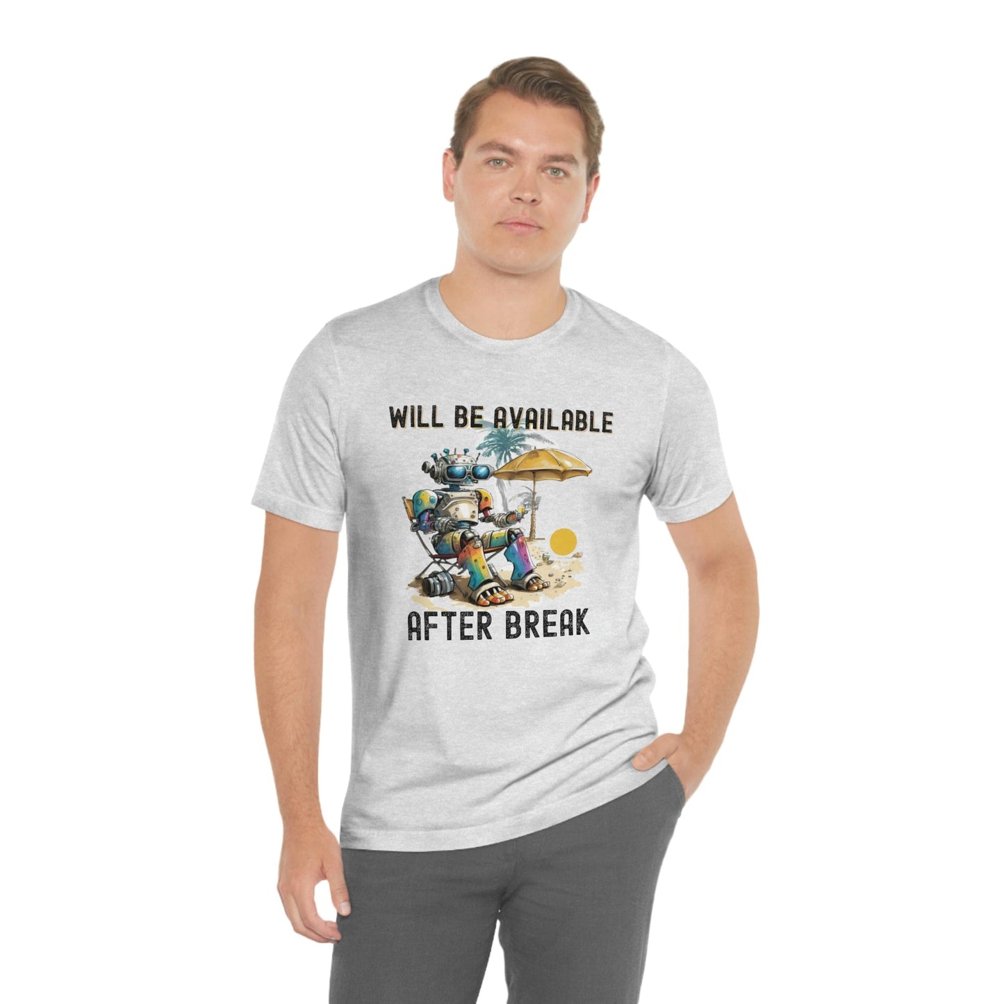 2023 Unisex After Break Robot Engineer Formulary AI Developer Gift T-Shirt