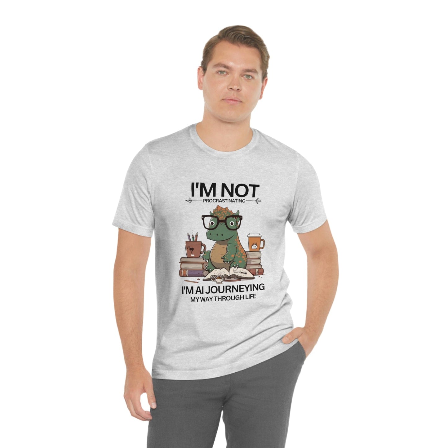 2023 Unisex I'm AI Journeying My Way Through Life AI Smart Genius Brains T-Shirt