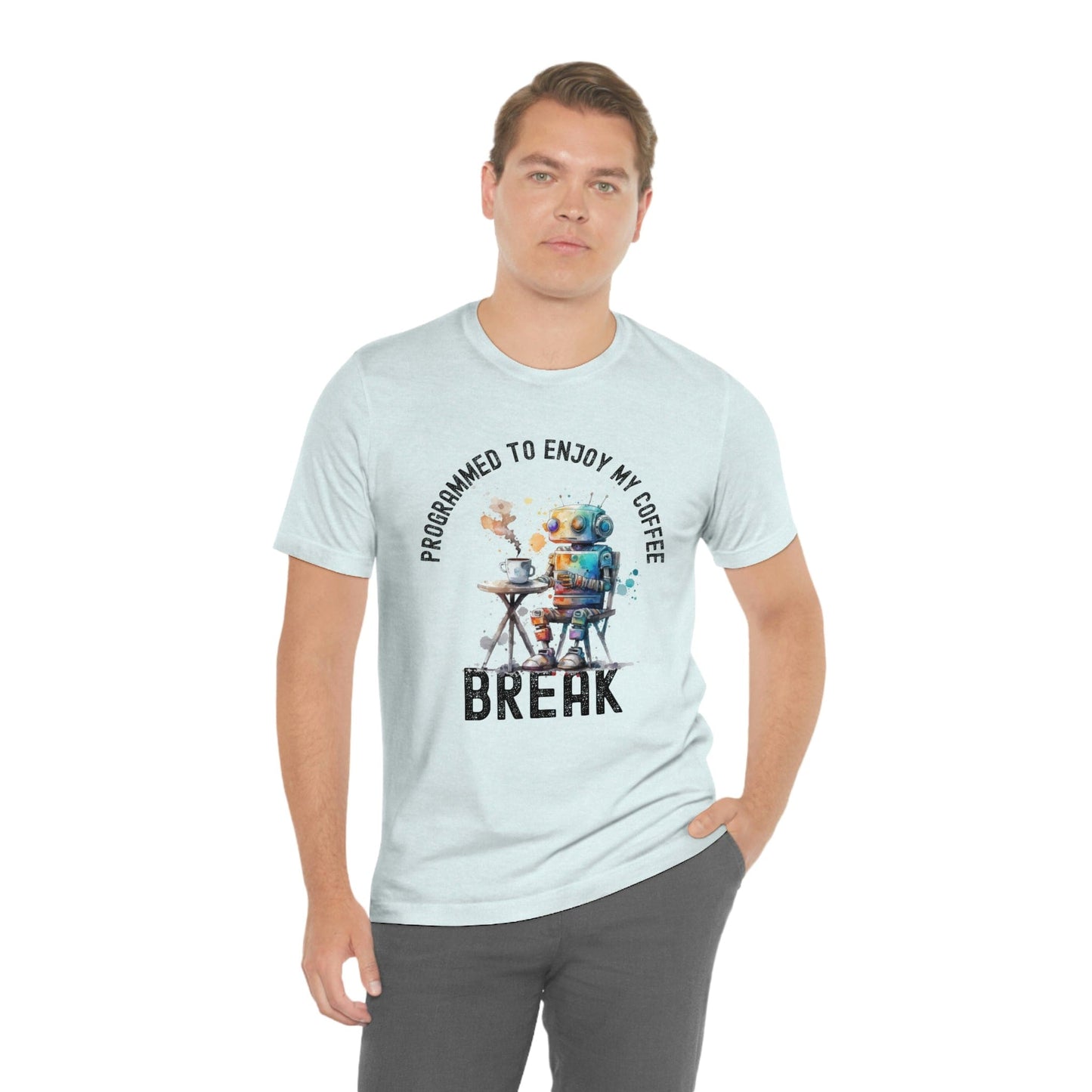 2023 Unisex Programmed Break Artificial Intelligence Developer Tech Geek Premium Gift T-Shirt