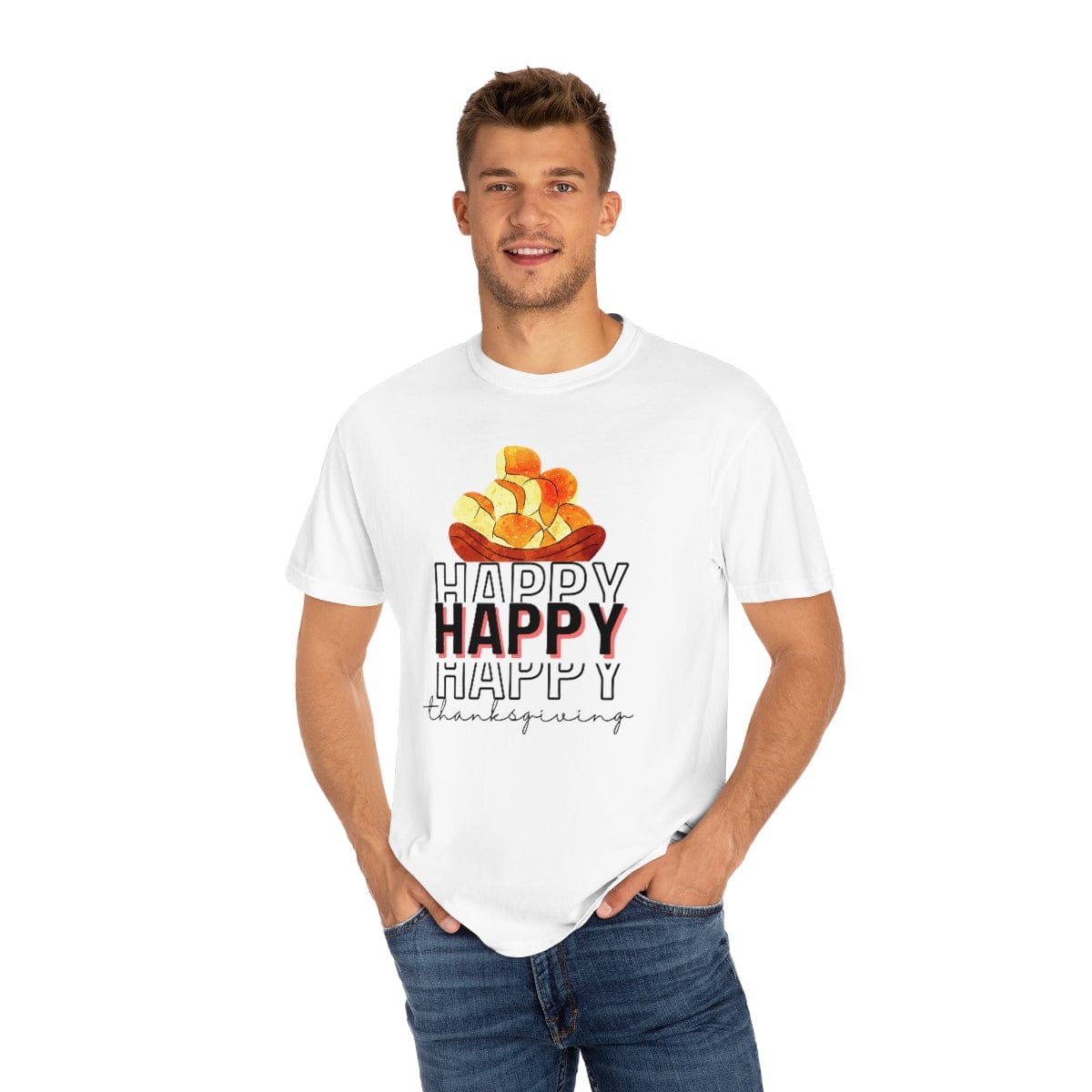 Happy Thanksgiving Comfort Colors, Thanksgiving Vacation Shirt, Thanksgiving Food T-Shirt, Thanksgiving Dinner Shirt, Thanksgiving Family Gift