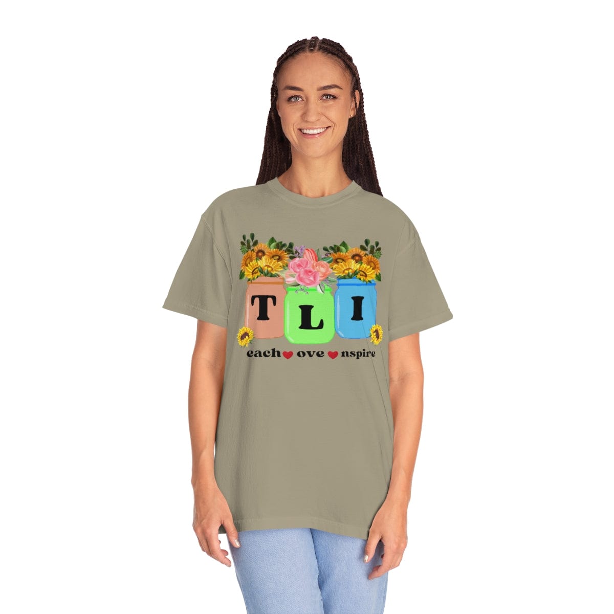 Fall Teacher Comfort Colors Shirt, Thankful Floral Shirt, Teacher Thanksgiving Gift, Teacher Shirt, Teacher Gift, U