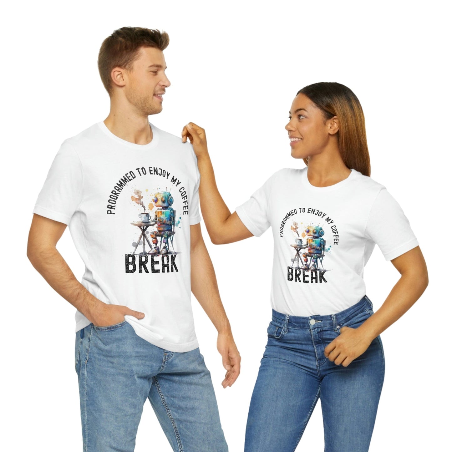 2023 Unisex Programmed Break Artificial Intelligence Developer Tech Geek Premium Gift T-Shirt