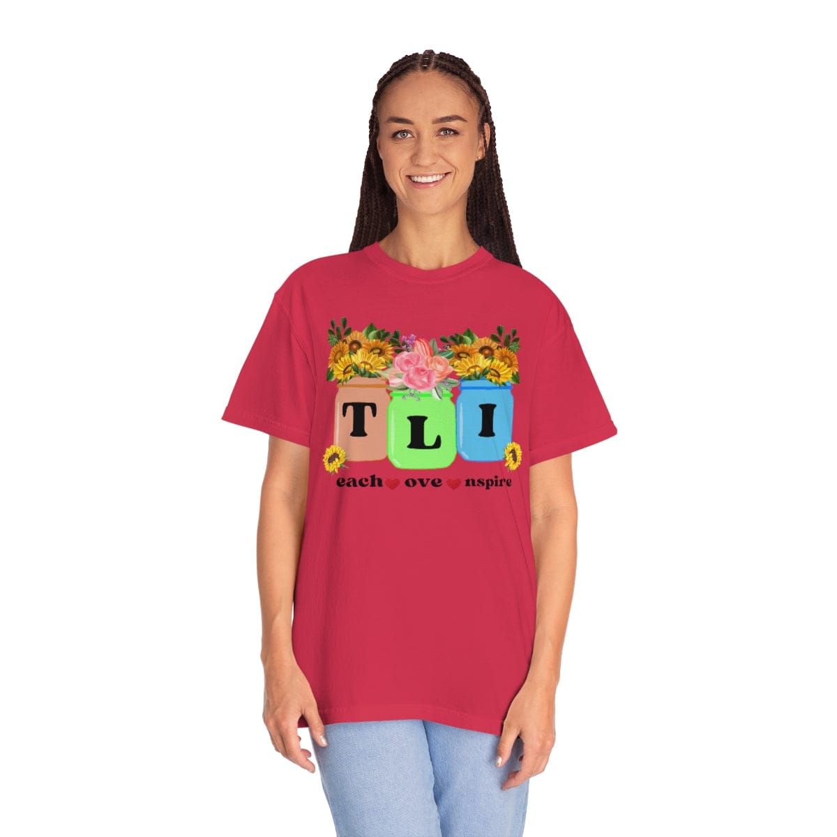 Fall Teacher Comfort Colors Shirt, Thankful Floral Shirt, Teacher Thanksgiving Gift, Teacher Shirt, Teacher Gift, U