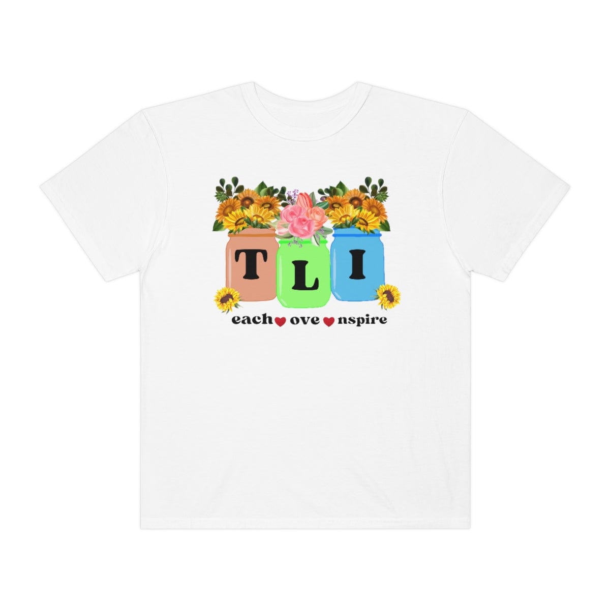 Fall Teacher Comfort Colors Shirt, Thankful Floral Shirt, Teacher Thanksgiving Gift, Teacher Shirt, Teacher Gift, U