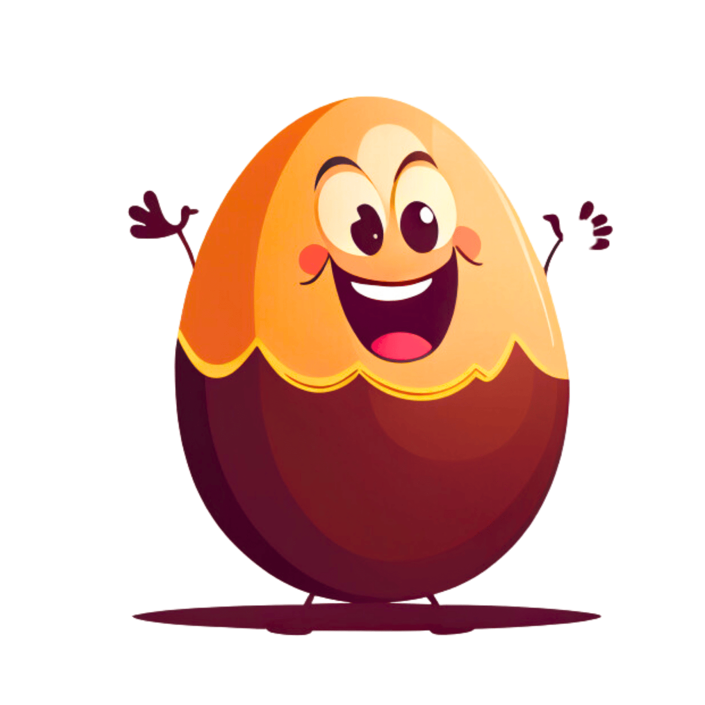 Vector Ai Generated Smiling Eggs Rabbit Easter Images 2023 6 PNGs Set - Print on Demand Free Download - Instant Download