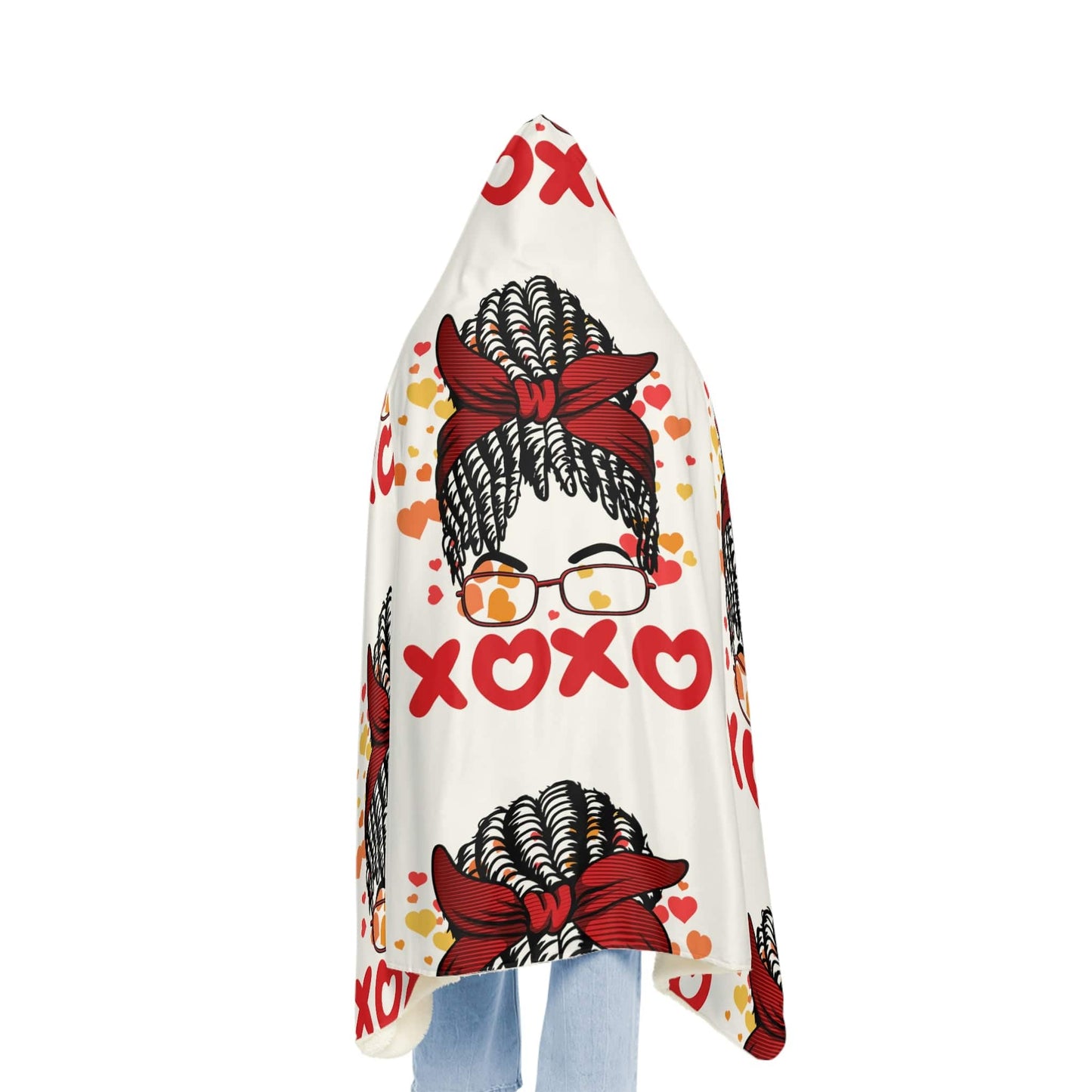 Hairy Bun Love Sherpa Snuggle Blanket - The Coziest Way to Show Your Love - SarsariCreations