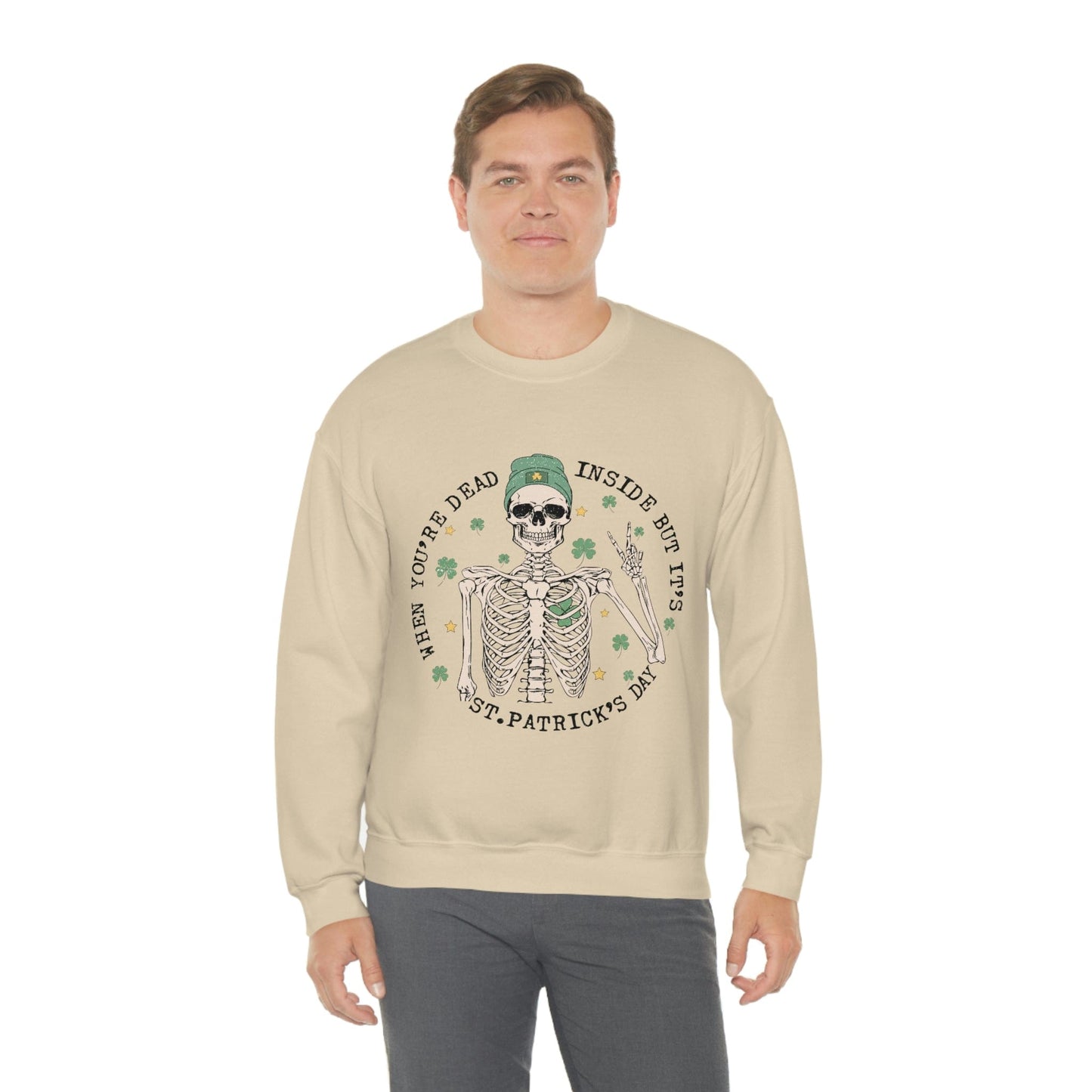 2023 Funny Irish St. Patrick's Day Unisex Gaelic When You Are Dead Papa Sweatshirt