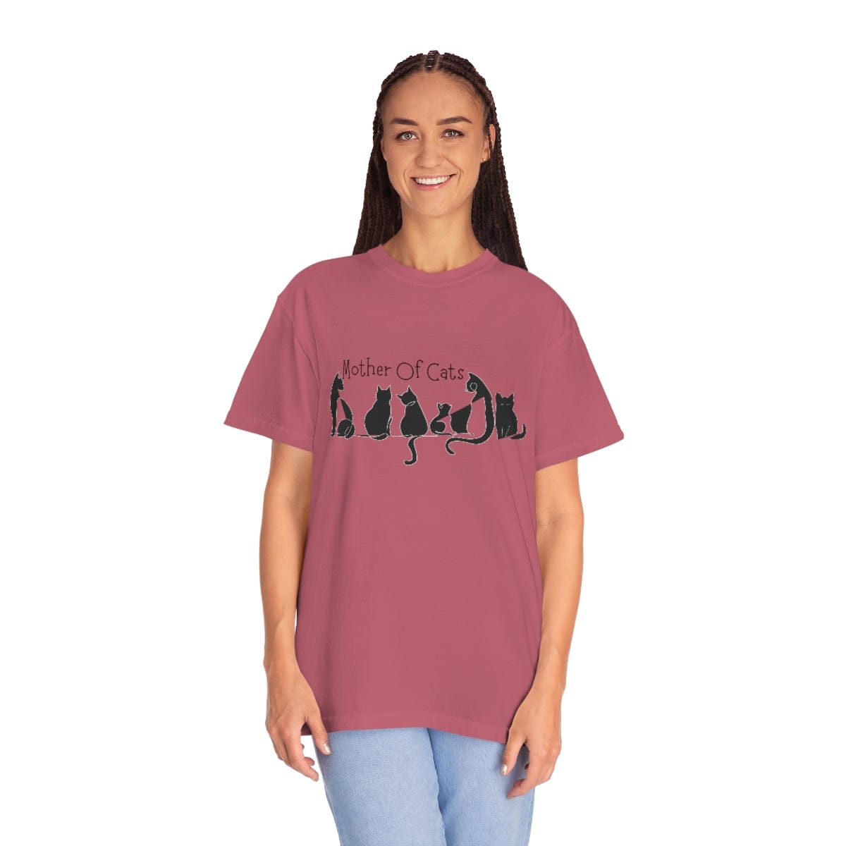 Mother of Cats T-Shirt, Comfort Colors Shirt, Cat Lovers T-Shirt, Cat Shirt, Funny Cat T-Shirt for Her, Gift for Cat Owner