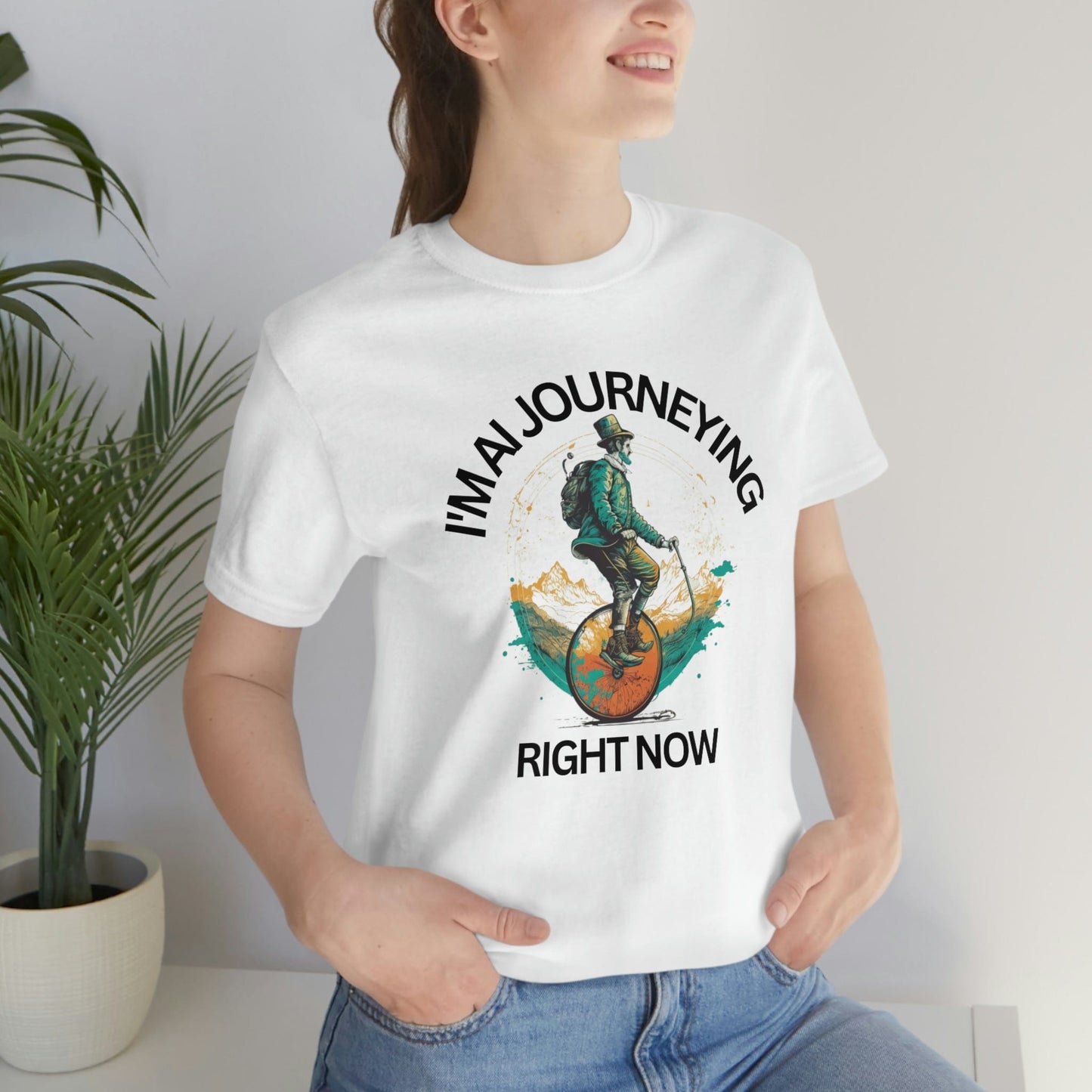 2023 Unisex I'm AI Journeying Right Now AI Smart Gift For Science Nerds T-Shirt