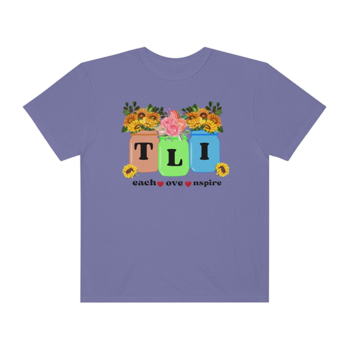 Fall Teacher Comfort Colors Shirt, Thankful Floral Shirt, Teacher Thanksgiving Gift, Teacher Shirt, Teacher Gift, U