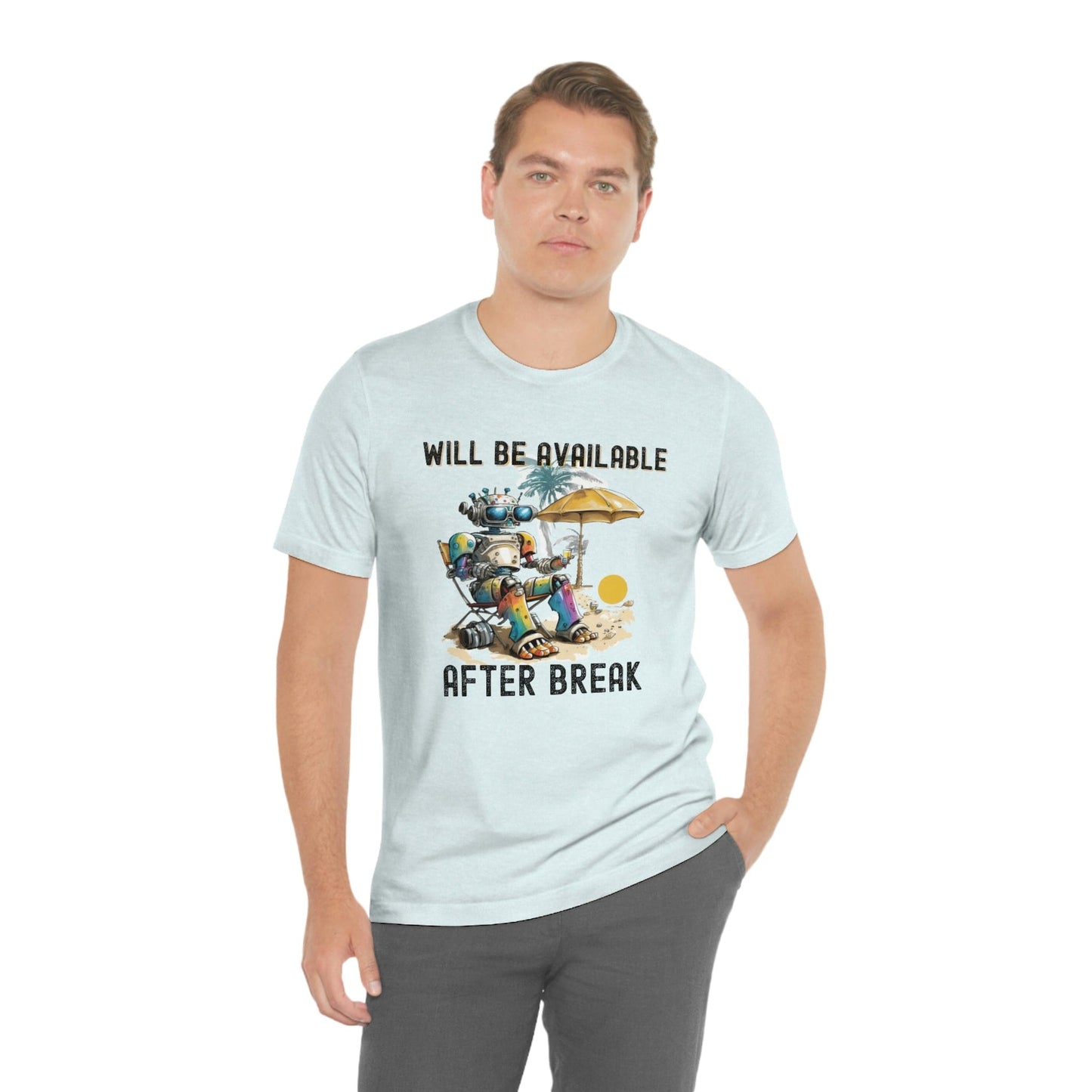 2023 Unisex After Break Robot Engineer Formulary AI Developer Gift T-Shirt