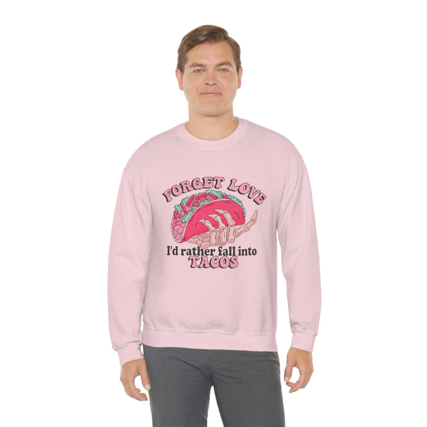 Unique 2023 Anti-Valentine's Day Gift: Fall for Tacos Sweatshirt