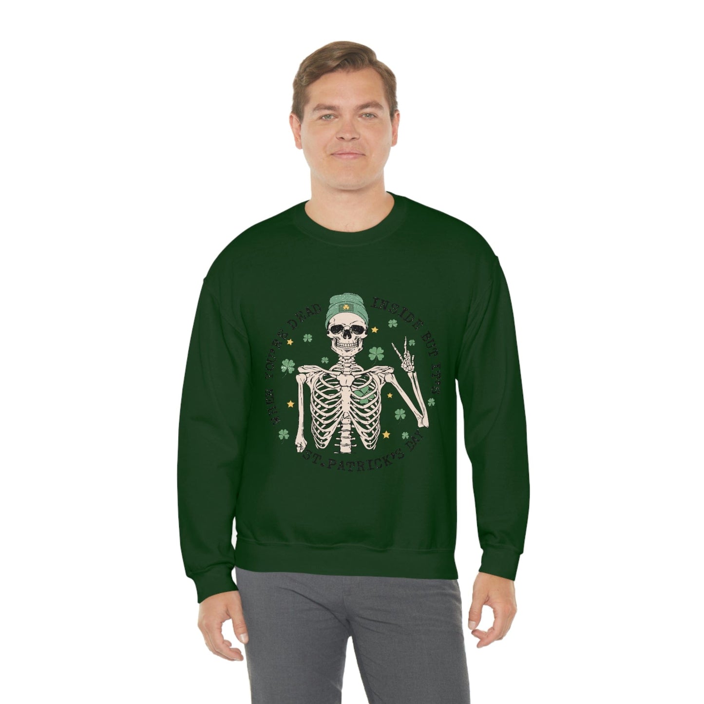 2023 Funny Irish St. Patrick's Day Unisex Gaelic When You Are Dead Papa Sweatshirt