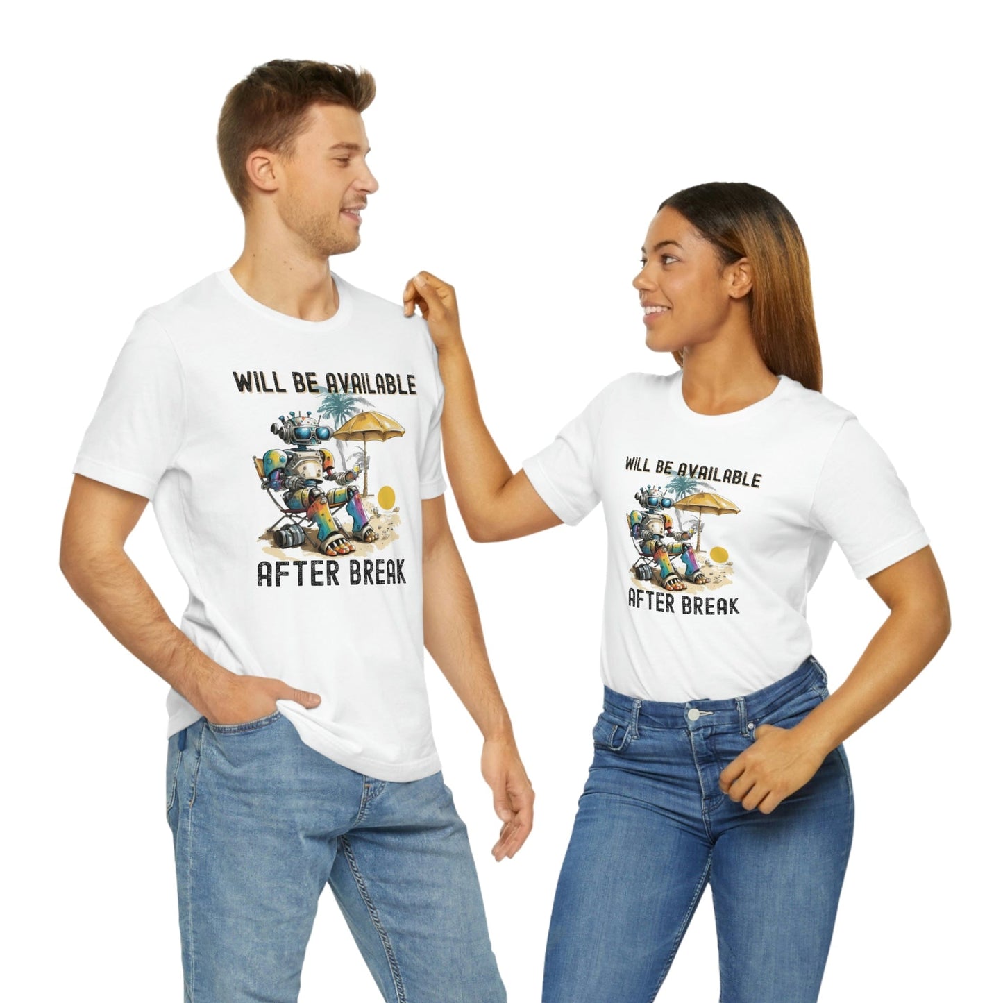 2023 Unisex After Break Robot Engineer Formulary AI Developer Gift T-Shirt