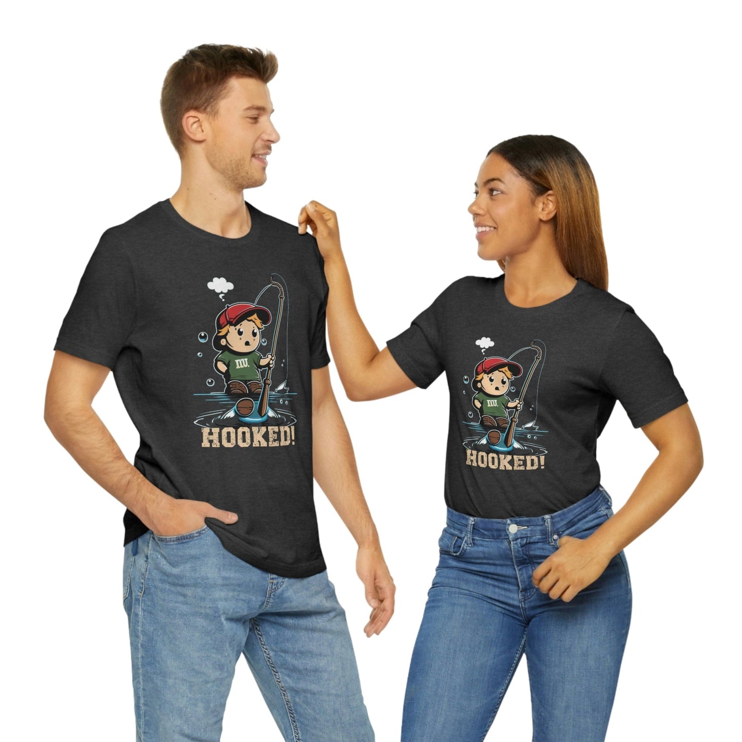 2023 Unisex Hooked Prankster Lover Squad pranks Quote April Fool's Day Joke Humor Comedy Sayings Sarcastic T-Shirt