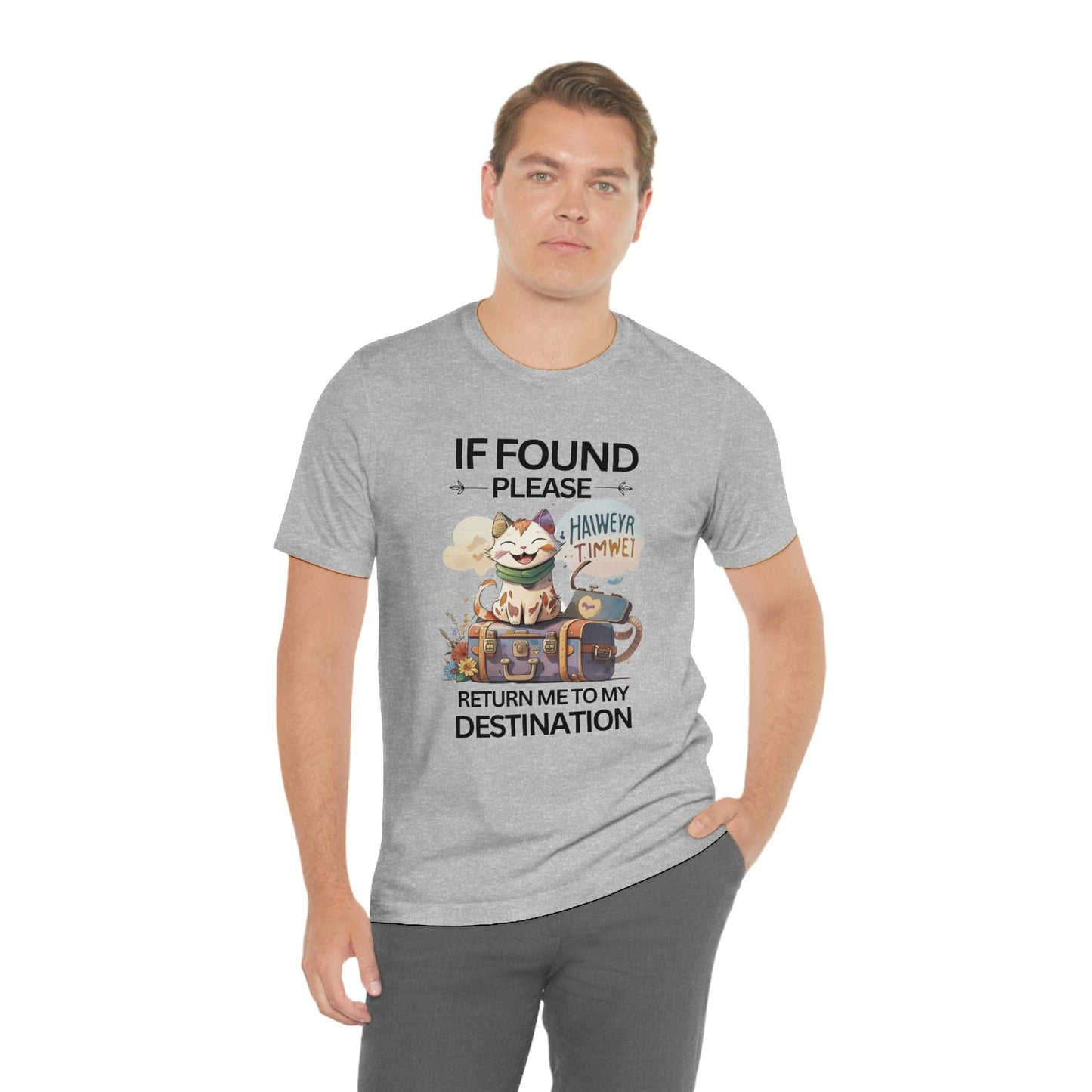 2023 Unisex Return Me to My Destination Cat Herder Aesthetic Exploration T-Shirt