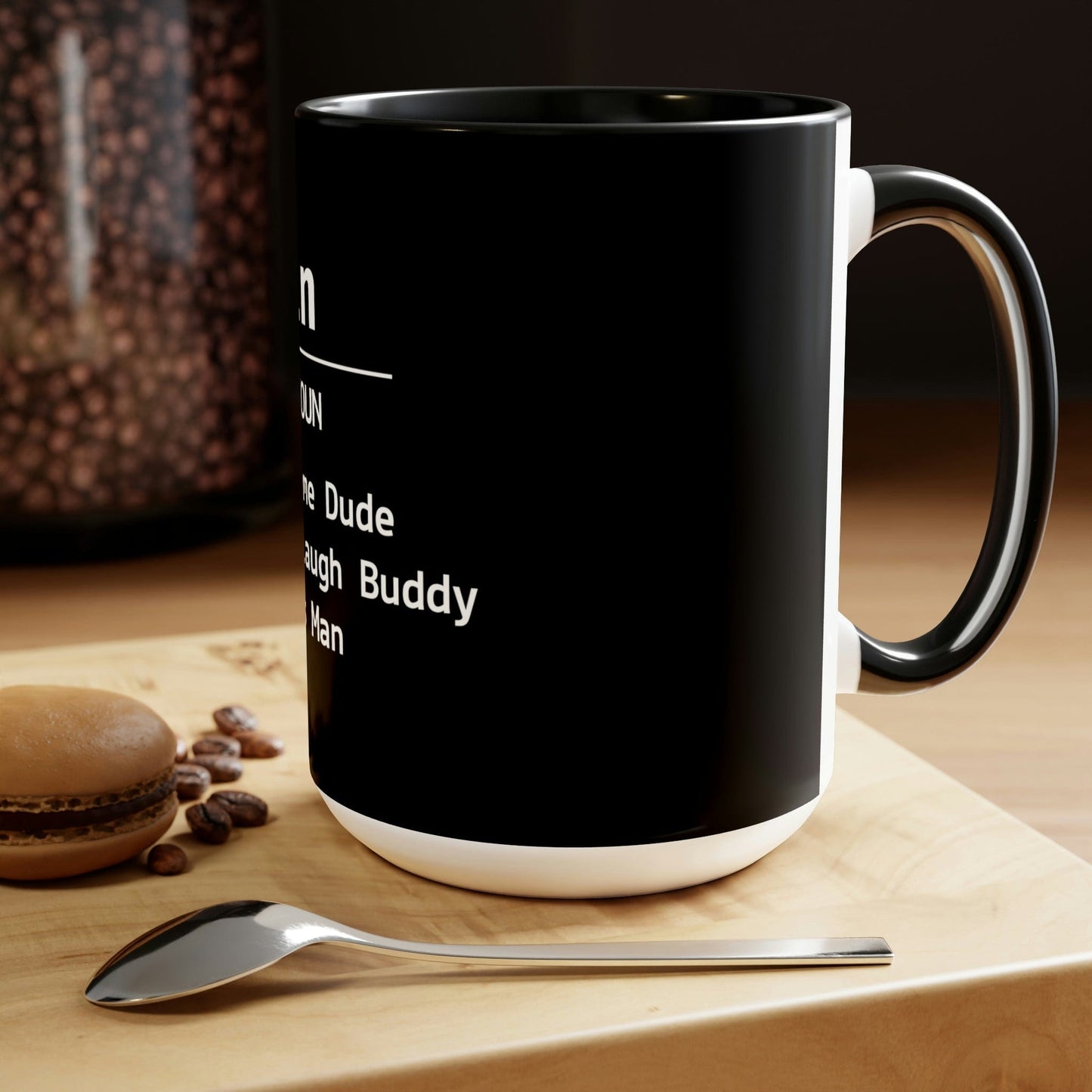 Personalised Name Engraved 2023: Create a Lasting Memory Mug for Mum and Dad 15 oz Two-Tone Coffee Mugs