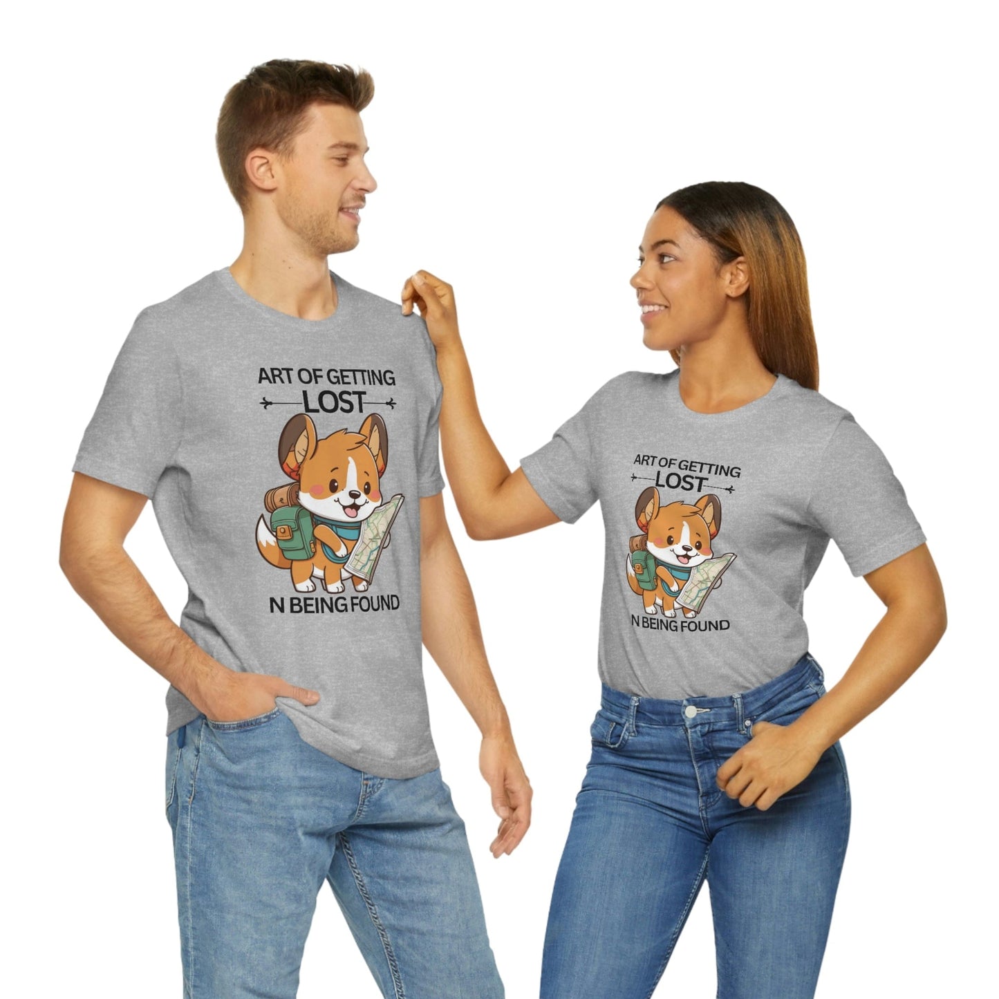 2023 Unisex Art of Getting Lost Pembroke Welsh Corgi Crazy Dog Lover Geek Gift T-Shirt