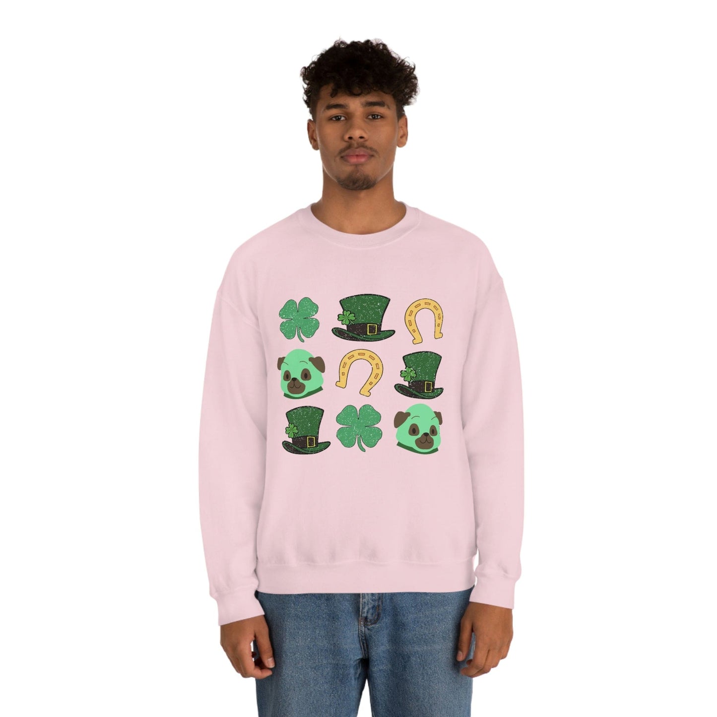 2023 Funny Groovy St. Patrick's Day Unisex Irish Dog Lover Gaelic Sweatshirt