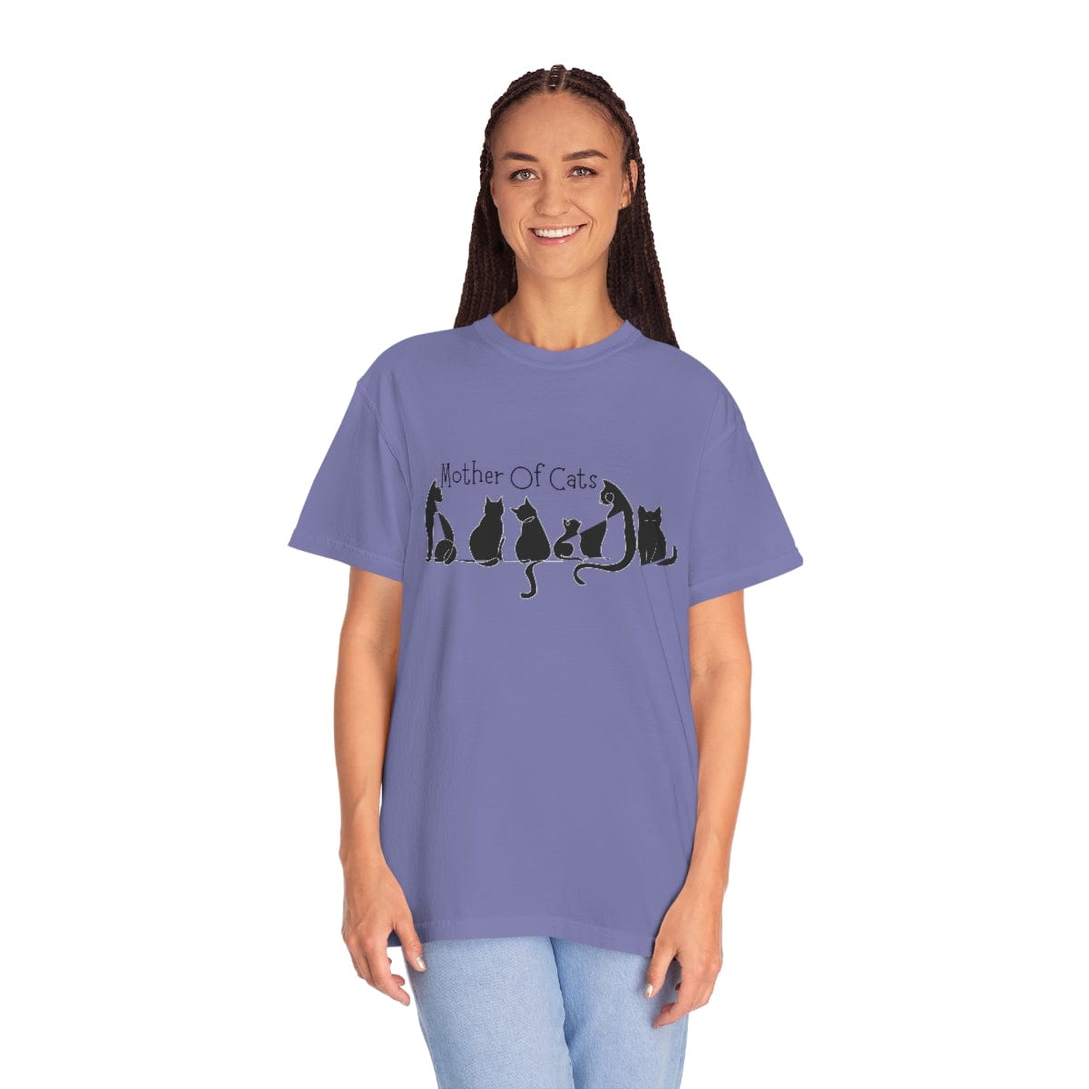 Mother of Cats T-Shirt, Comfort Colors Shirt, Cat Lovers T-Shirt, Cat Shirt, Funny Cat T-Shirt for Her, Gift for Cat Owner