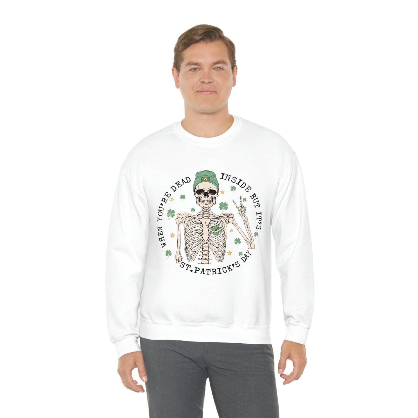 2023 Funny Irish St. Patrick's Day Unisex Gaelic When You Are Dead Papa Sweatshirt