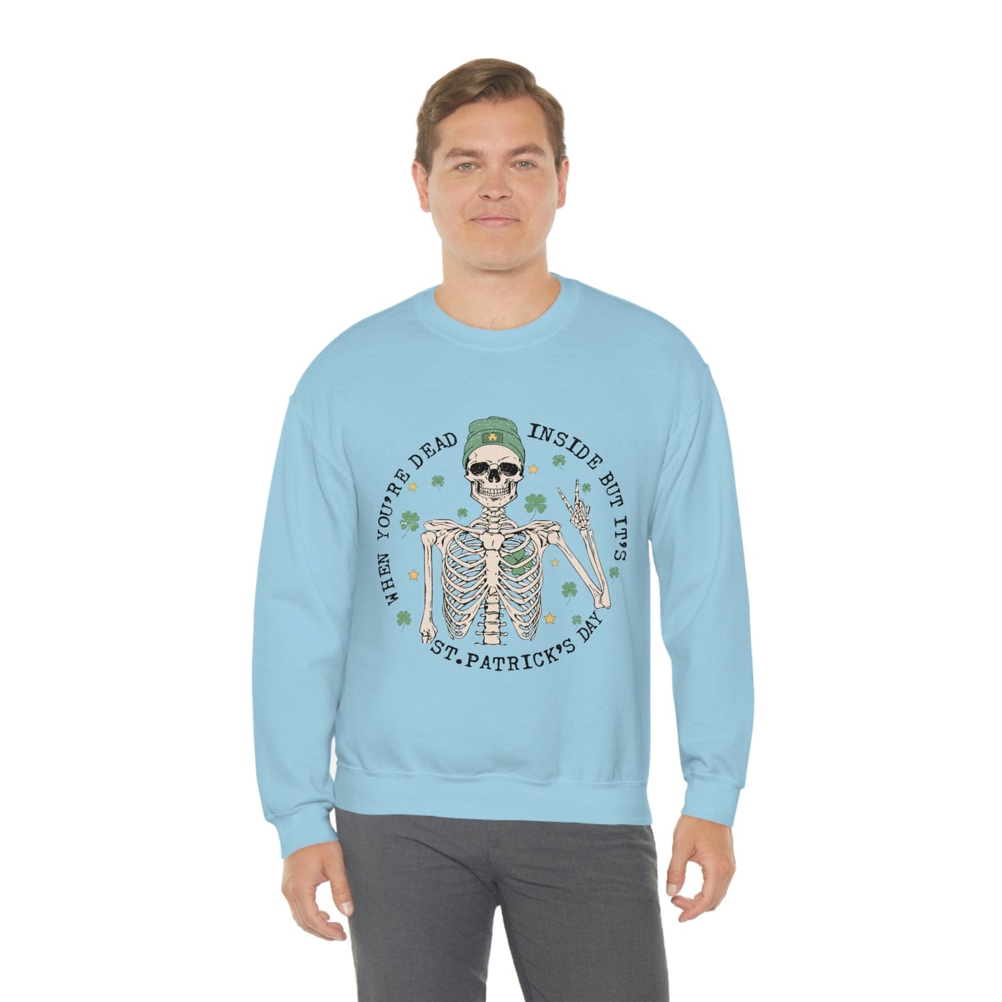 2023 Funny Irish St. Patrick's Day Unisex Gaelic When You Are Dead Papa Sweatshirt