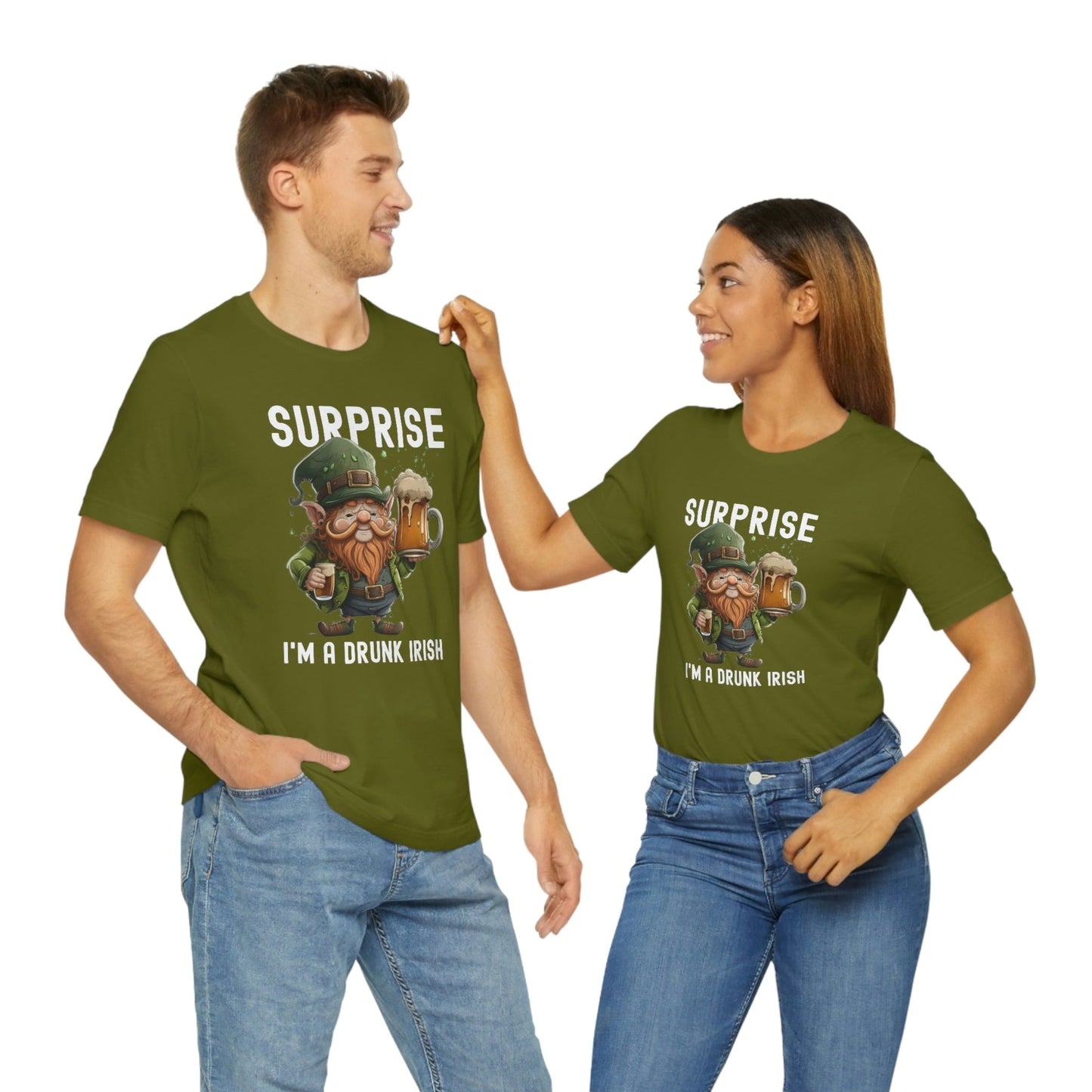 2023 Unisex Surprise I'm A Drunk Irish St Patricks Day Funny Gaelic T-Shirt