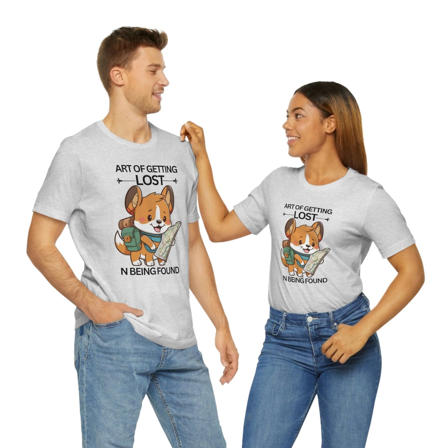 2023 Unisex Art of Getting Lost Pembroke Welsh Corgi Crazy Dog Lover Geek Gift T-Shirt