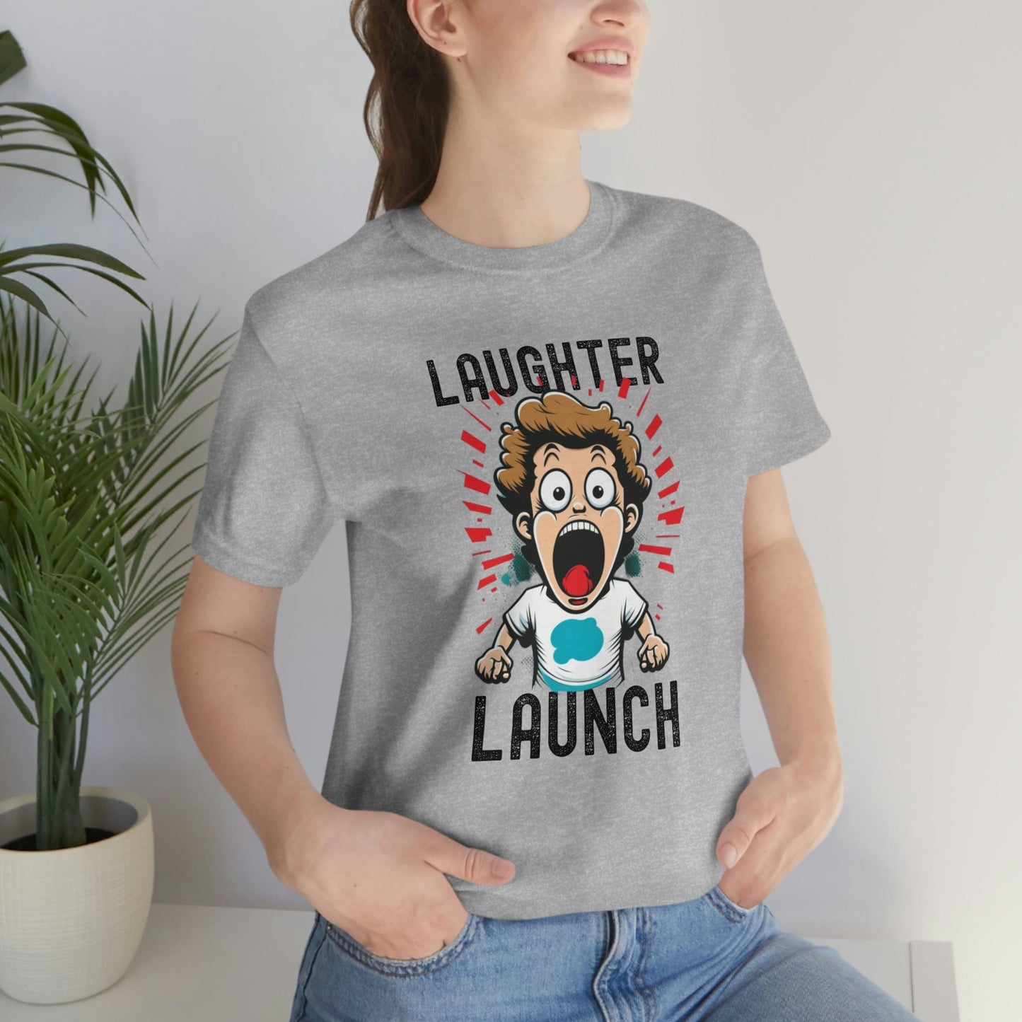 2023 Unisex Laughter Launch Prankster Lover Squad Pranks Quote April Fool's Day Joke Humor Comedy Sayings Sarcastic T-Shirt
