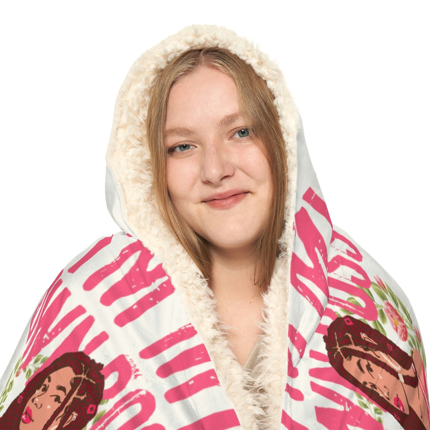 I'm My Own Boss Sherpa Snuggle Blanket - Confident and Empowering Design - SarsariCreations