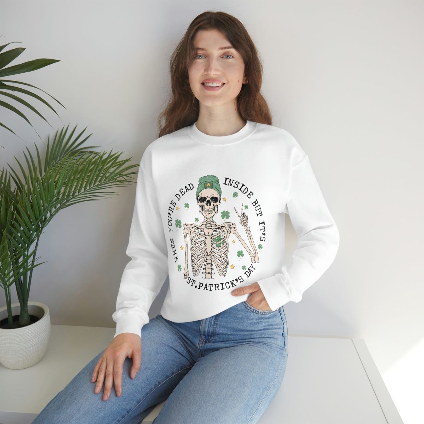 2023 Funny Irish St. Patrick's Day Unisex Gaelic When You Are Dead Papa Sweatshirt