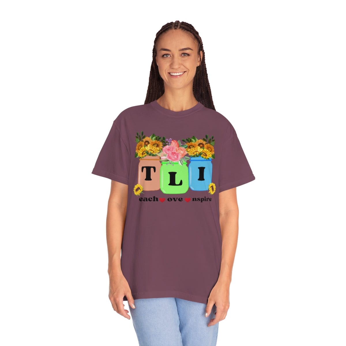 Fall Teacher Comfort Colors Shirt, Thankful Floral Shirt, Teacher Thanksgiving Gift, Teacher Shirt, Teacher Gift, U