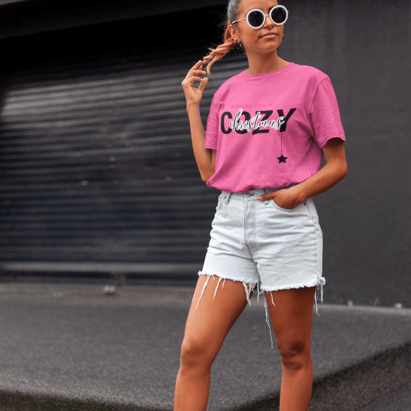 Cozy Christmas Comfort Colors Shirt, Cozy Winter Shirt, Winter Women Shirt, Retro Holiday Shirt