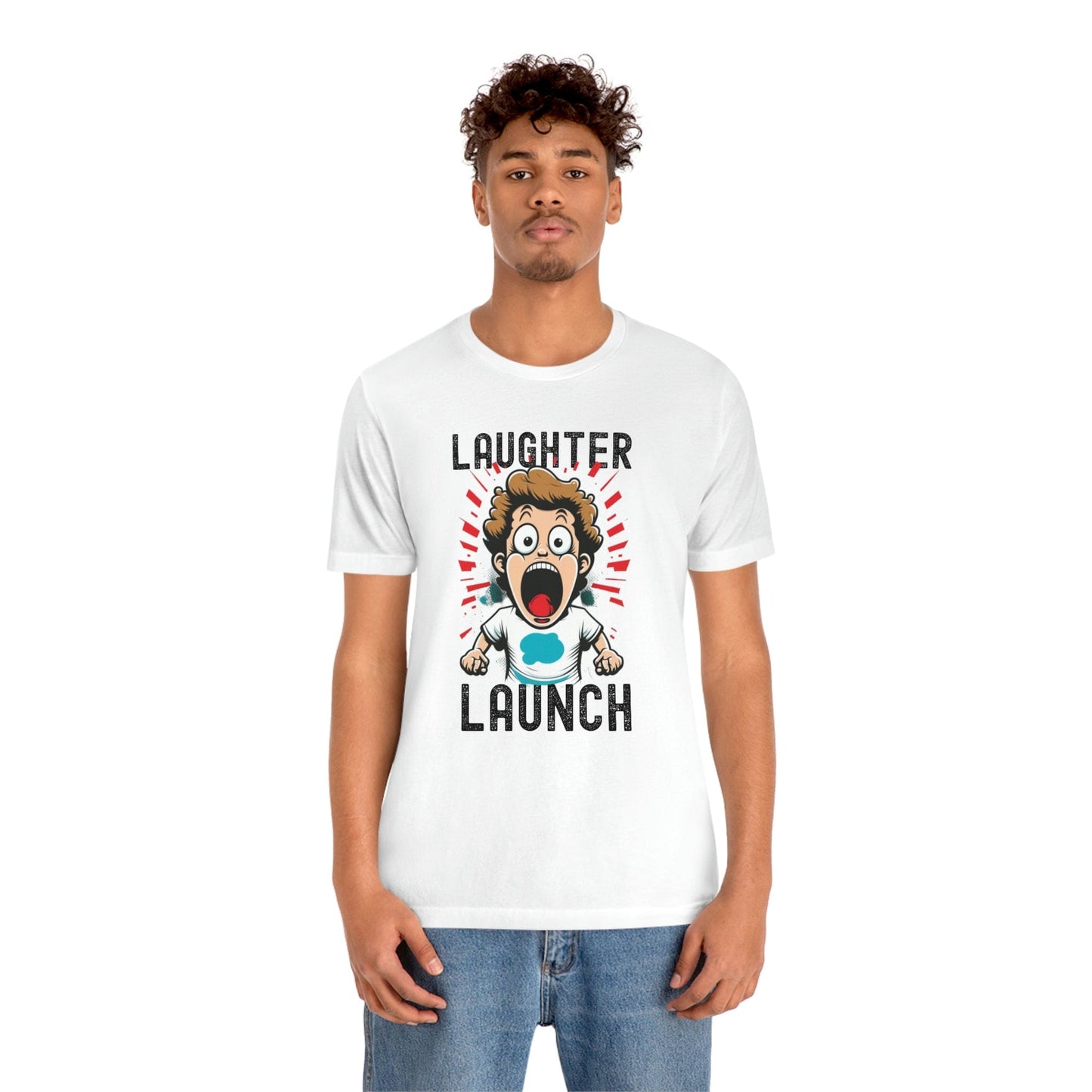 2023 Unisex Laughter Launch Prankster Lover Squad Pranks Quote April Fool's Day Joke Humor Comedy Sayings Sarcastic T-Shirt