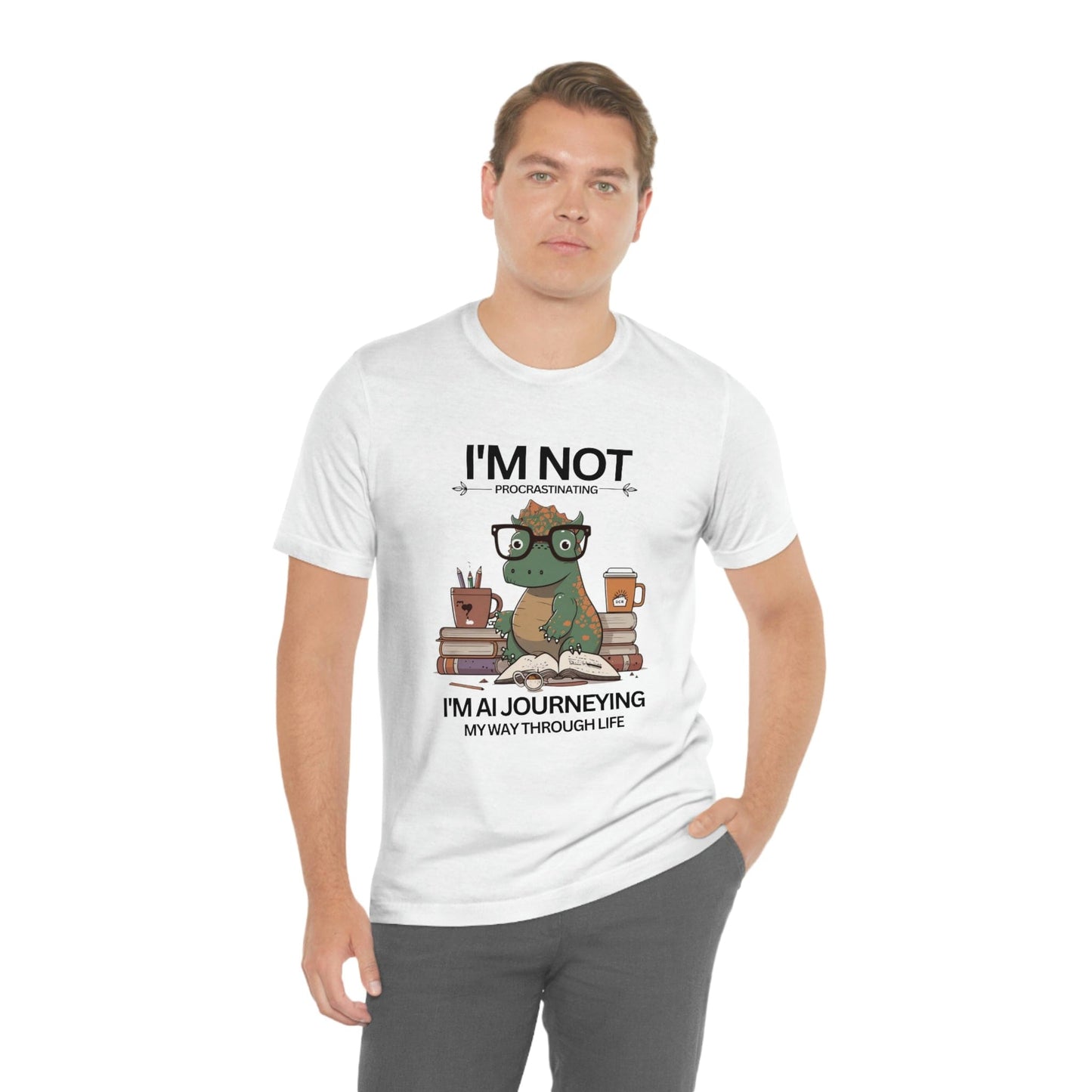 2023 Unisex I'm AI Journeying My Way Through Life AI Smart Genius Brains T-Shirt