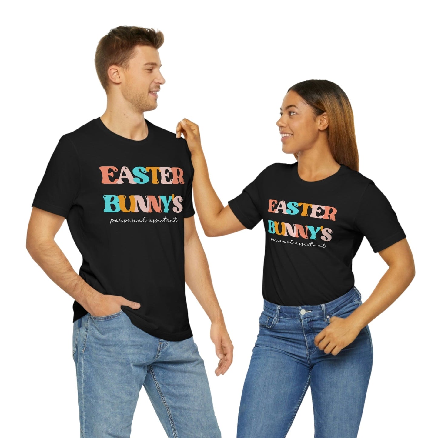 2023 Unisex Easter Bunny Squad Personal Assistant Funny Premium Easter Day T-Shirt